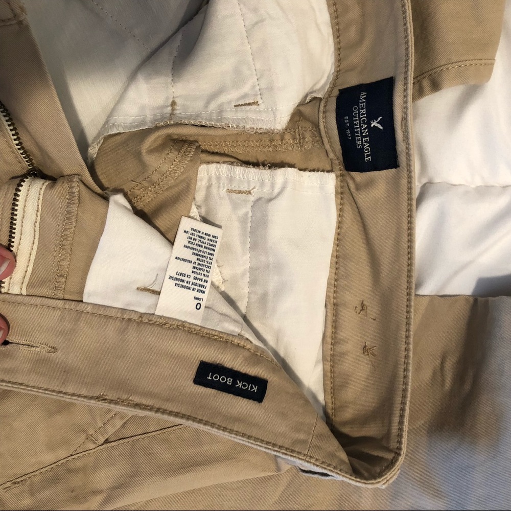 American Eagle kick boot khaki